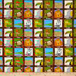 Tiere im Quadrat, Safari Expedition, Blank Quilting Corporation, 01747050717