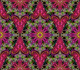 Needle Stars, Byzantium Red, Paula Nadelstern, Benartex 09194850425