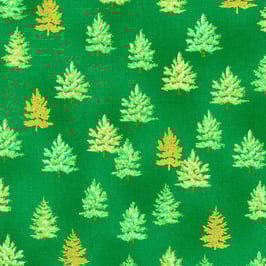 Holiday Charms, Pine, SRKM-221620-274, Robert Kaufman 06144950924