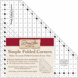 Simple Folded Corners,  Antler Quilt Design
