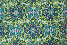 Flit and Bloom, Teal, Patty Young, Riley Blake 11160750617