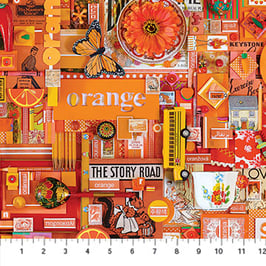 Orange, Color Collage, Northcott 01126250723