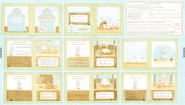 Book Panel, Bunnies, Timeless Treasures, Panel 05049750718