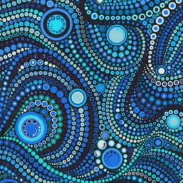 Water Circles & Dots, 108" breit, Effervescence Collection, Robert Kaufman 040922501120