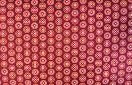 Palm Court, Mini Medallion Rhubarb, Benartex, 01064550714