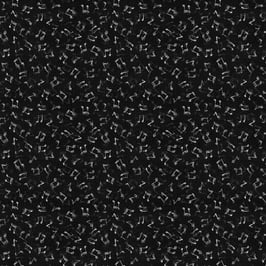 Black Music Notes, Wilmington Prints 01355250621