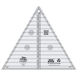 Creative Grids Non-Slip 60° Triangle 8" Finished Size Ruler