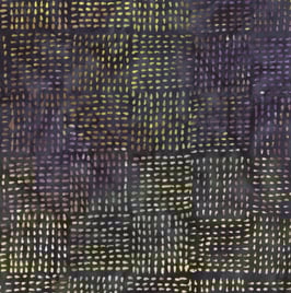 Grüne und violette Punkte auf dunkelblau, Batik, Timeless Treasures, 09891050915