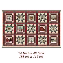 Snow Village by Ferdina Art Studio, Quiltbites