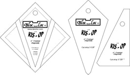 Kite in a Square on Point Ruler SET (3P), KIS OP 4 x 4 inch, Bloc_Loc