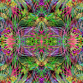 Bunte Blätter, Safari by Jason Yenter for In The Beginning Fabrics 06517950819