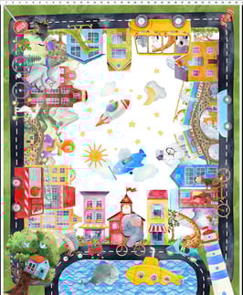 On The Go, Panel, In The Beginning Fabrics 05106950924