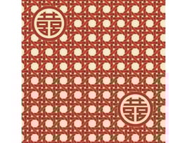 Wicker Red, Summer Palace, Lessa Chandler, The Textile Pantry, 05321950819