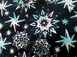 Weiße Sterne auf schwarz, Batik, Timeless Treasures, 10081050915