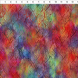 Leaves - Multi, 6JYS1, Impressions by Jason Yenter for In The Beginning Fabrics 01179850924