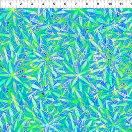 Dazzle, Bloom-Blue, In The Beginning Fabrics 12039850822