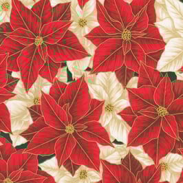 Holiday Flourish, Red, SRKM-22285-91, Robert Kaufman 06174950924