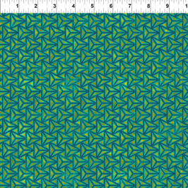 Facet Teal, Cosmos by Jason Yenter for In The Beginning Fabrics 09117950820
