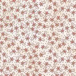 Rote Blüten auf weiß, Maywood Studio, 10219550718