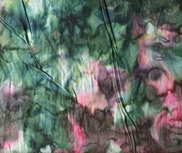 Grün mit Pink, Batik, Hoffman Fabrics 07980050705