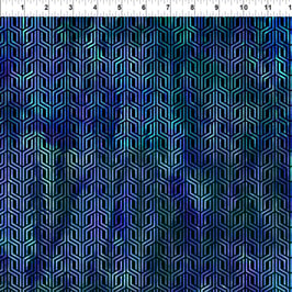 Sci-Fi, Struture Blue, In The Beginning Fabrics 09069850822