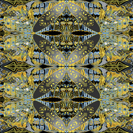 Wingspan Gold/Multi, Paula Nadelstern, Benartex 05054950925