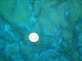 Türkiser Unistoff, Batik, Anthology Fabrics, 01255950518