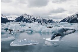 H2O, Call of the Wild, Panel, Hoffman Fabrics 02387050920