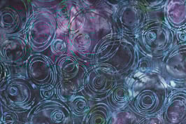 Kreise, Violett-Blau, Batik, Robert Kaufman, 07159550916