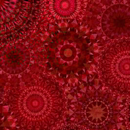 Rot-Weinrot, Jewelscape, Quilting Treasures 01095450623