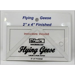 Flying Geese Square up Ruler 2" x 4", Bloc_Loc