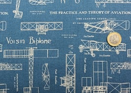 Flugzeuge, Theory of Aviation, Windham Fabrics 01433650517