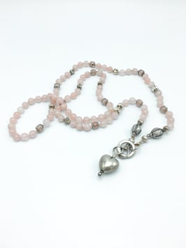 Rosenquarzkette