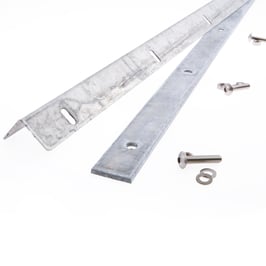 Zaunanschlußleiste zink