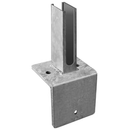 verstärkte Dübelplatte, schwere Ausführung, Winkel, zink