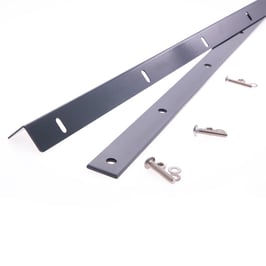 Zaunanschlußleiste anthrazit