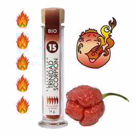 PEPERITA Bio Chilipulver Trinidad Scorpion Chocolate Nr. 15
