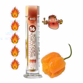 PEPERITA Bio Chilipulver Trinidad Scorpion Moruga Yellow Nr. 16