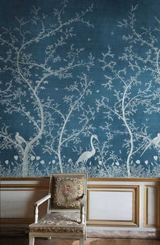 Chinoserie Nachtblauw