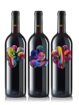 Kunstedition 2023, Sandra Senn, Badener Stadtwein, Pinot Noir, Réserve Barrique 2020