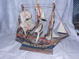 Altes aber nicht antikes Aufstellungs- Segelschiff