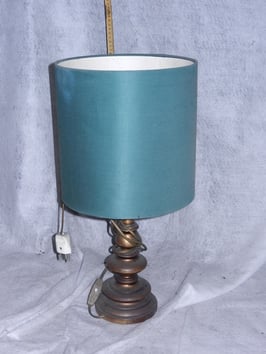 Türkis Beistell- Stehlampe