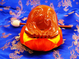 Holzfisch Muyu (Breite: 9 cm / Höhe: 8 cm)