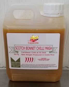 Purée de Piment Scotch Bonnet jaune - 25Kg