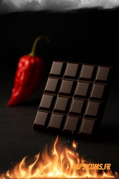 Chocolat Noir Extra Fort au piment Bhut Jolokia
