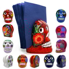 Porte-serviettes Dia de Los Muertos