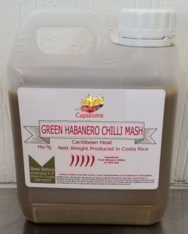 Purée de Piment Habanero Vert - 25Kg