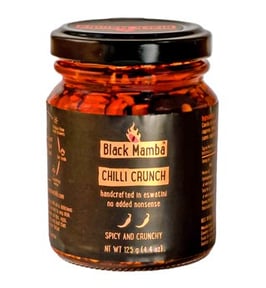 Huile Pimentée Chilli Crunch - Black Mamba