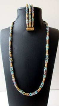 Set gelb-rosa-mint pastell