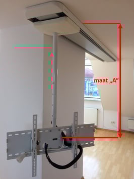 verkorte verticale beugel